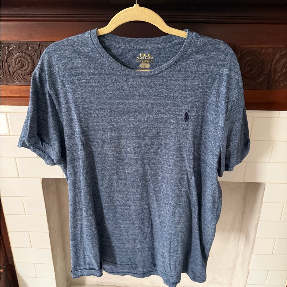 Polo by Ralph Lauren Heather Blue Short Sleeve Tee